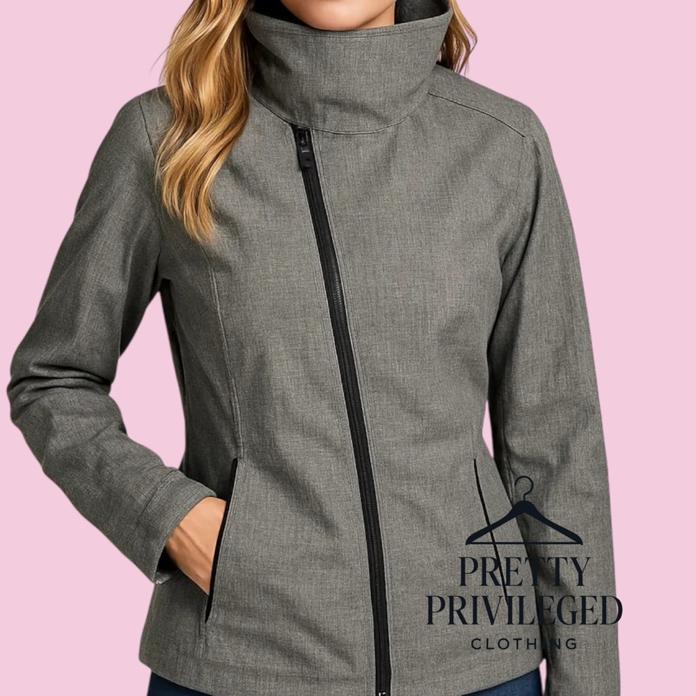 North End Grey Windbreaker Jacket